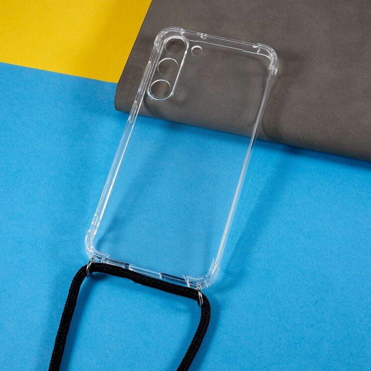 Защитный чехол UniCase AirBag with Strap для Samsung Galaxy S23 - Transparent: фото 2 из 6