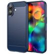 Захисний чохол UniCase Carbon для Apple iPhone 17 - Blue (387222L)