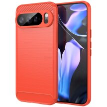 Захисний чохол UniCase Carbon для Google Pixel 10 Pro XL - Red: фото 1 з 8