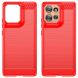 Защитный чехол UniCase Carbon для Motorola Edge 50 - Red (368501R). Фото 2 из 10