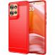 Защитный чехол UniCase Carbon для Motorola Edge 50 - Red (368501R). Фото 1 из 10