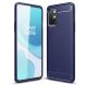 Силиконовый (TPU) чехол UniCase Carbon для OnePlus 8T - Blue (258514L). Фото 1 из 11