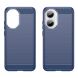 Защитный чехол UniCase Carbon для Xiaomi Poco F7 - Blue (381124L). Фото 2 из 8