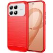 Захисний чохол UniCase Carbon для Xiaomi Poco F8 Pro - Red (403511R)