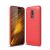 Защитный чехол UniCase Carbon для Xiaomi Pocophone F1 - Red: фото 1 из 11