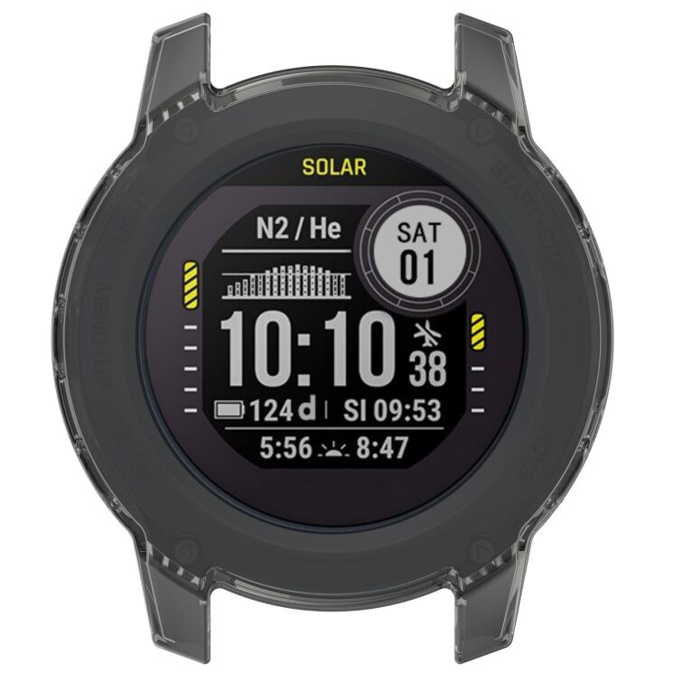 Захисний чохол UniCase Clear Cover для Garmin Descent G1 / G2 - Transparent Black (400701H) Захисний чохол UniCase Clear Cover для Garmin Descent G1 / G2 - Transparent Black: фото 6 з 7