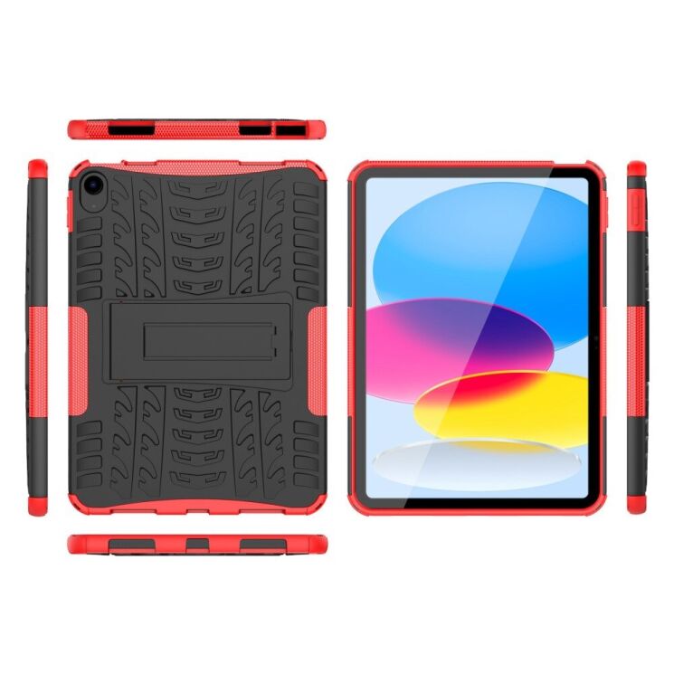 Защитный чехол UniCase Combo для Apple iPad 10.9 (2022) / iPad 11 (2025) - Red: фото 9 из 16