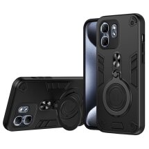 Защитный чехол UniCase Cosmic Armor для Infinix Hot 50i - Black: фото 1 из 8