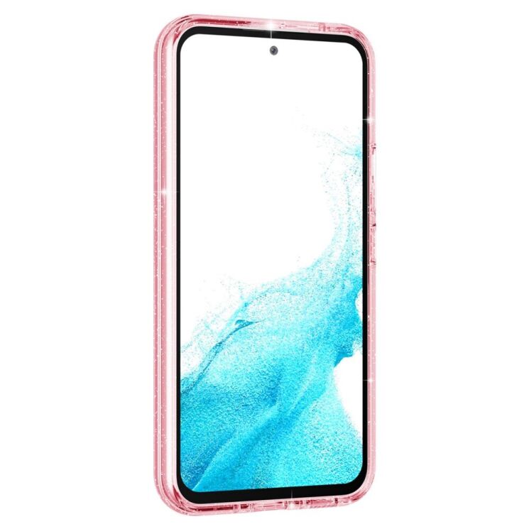 Защитный чехол UniCase Glitter Shell для Samsung Galaxy A54 (A546) - Pink: фото 4 из 9