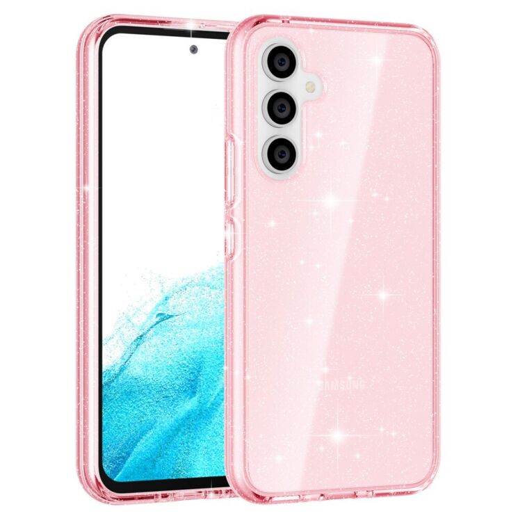 Защитный чехол UniCase Glitter Shell для Samsung Galaxy A54 (A546) - Pink: фото 2 из 9