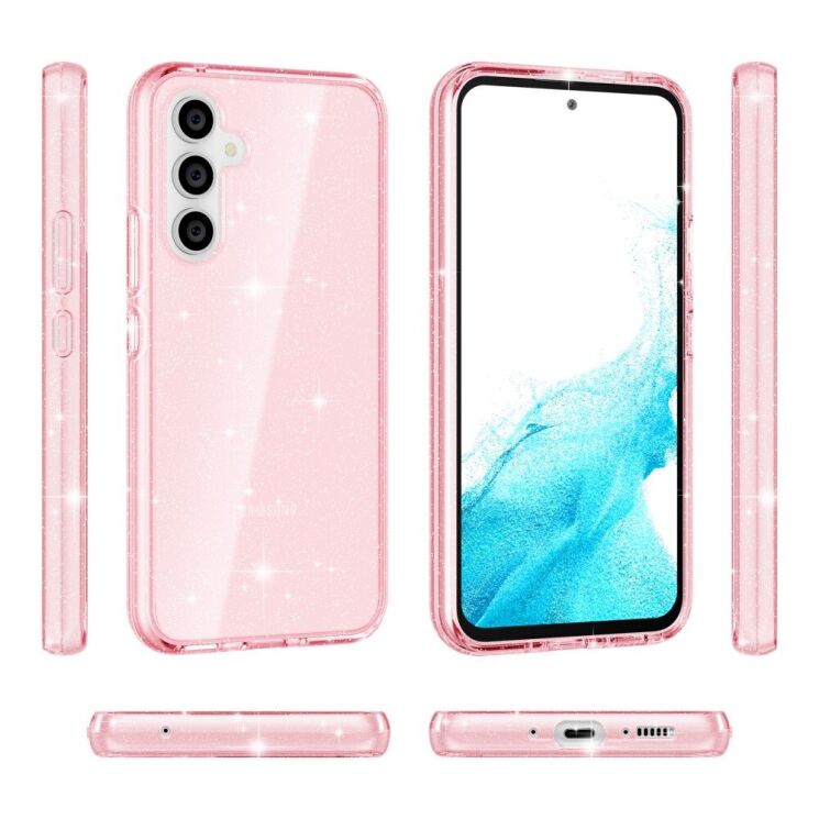 Защитный чехол UniCase Glitter Shell для Samsung Galaxy A54 (A546) - Pink: фото 9 из 9