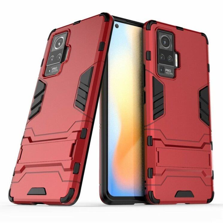 Защитный чехол UniCase Hybrid для VIVO X50 Pro - Red: фото 1 из 6