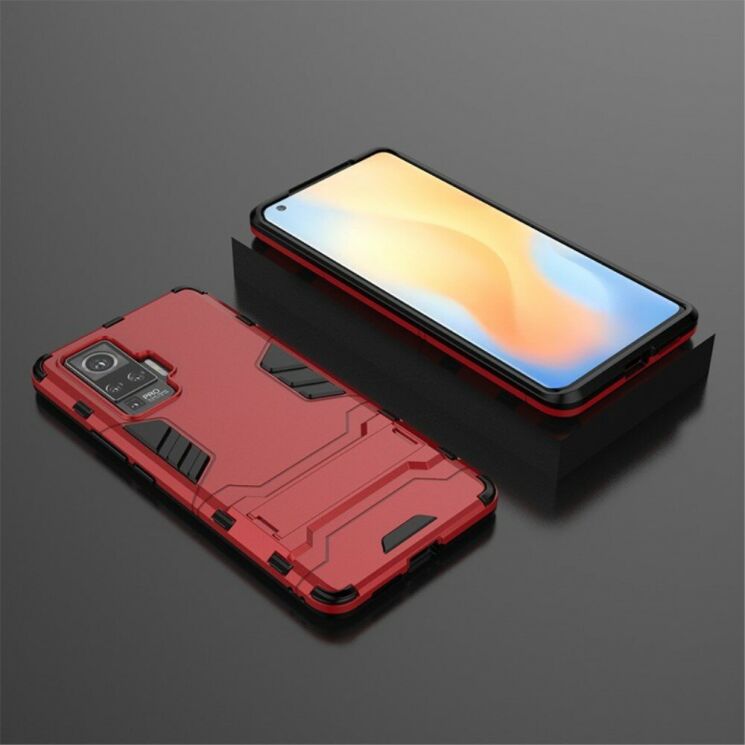 Защитный чехол UniCase Hybrid для VIVO X50 Pro - Red: фото 5 из 6