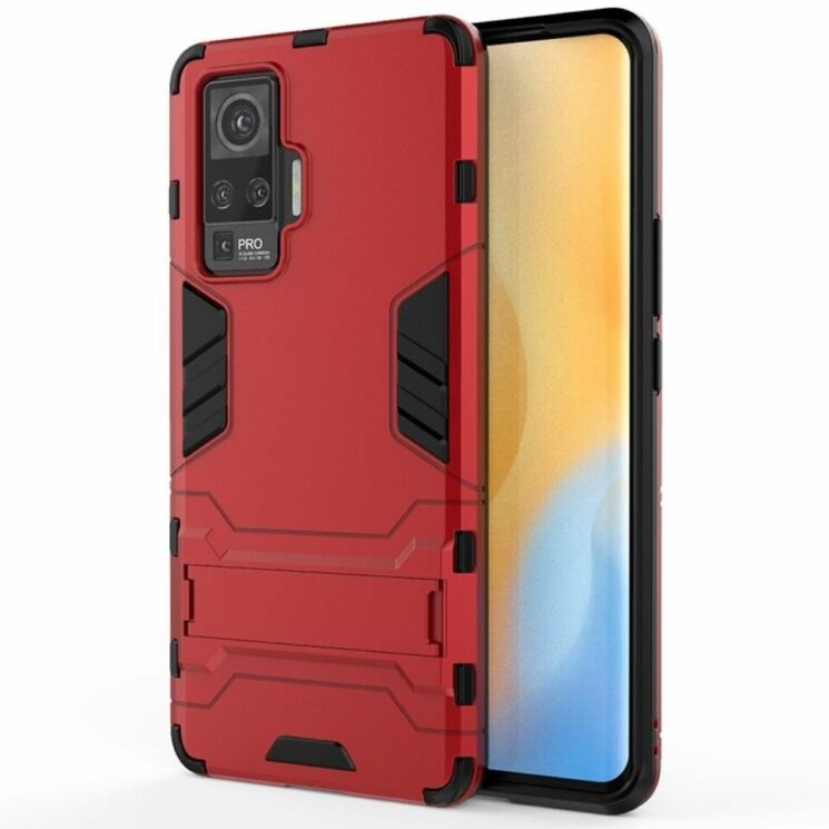 Защитный чехол UniCase Hybrid для VIVO X50 Pro - Red: фото 2 из 6