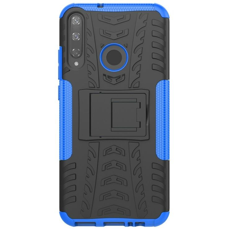 Протиударний чохол UniCase Hybrid X для Huawei P40 Lite E - Blue: фото 4 з 14