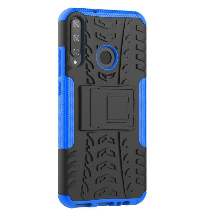 Протиударний чохол UniCase Hybrid X для Huawei P40 Lite E - Blue: фото 6 з 14