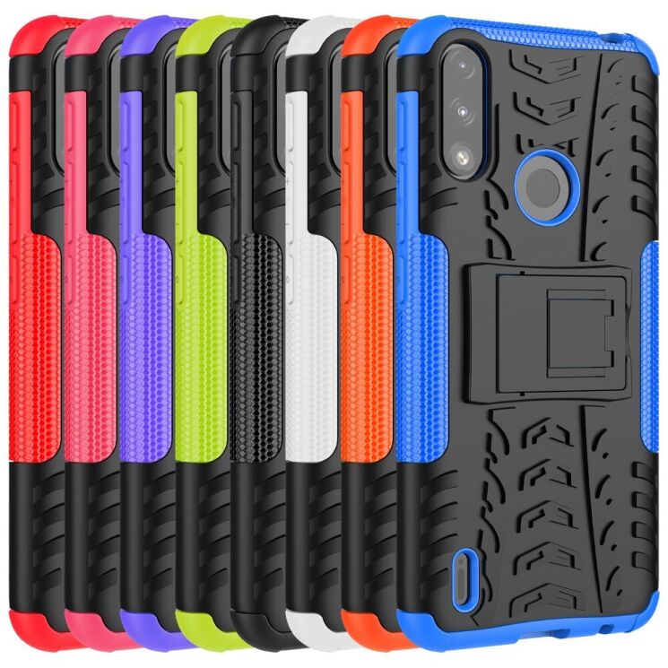 Защитный чехол UniCase Hybrid X для Motorola Moto E7 Power / Moto E7i - Red: фото 10 из 12