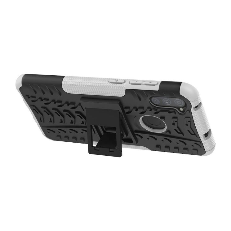 Противоударный чехол UniCase Hybrid X для Samsung Galaxy A11 (A115) - White: фото 6 из 9