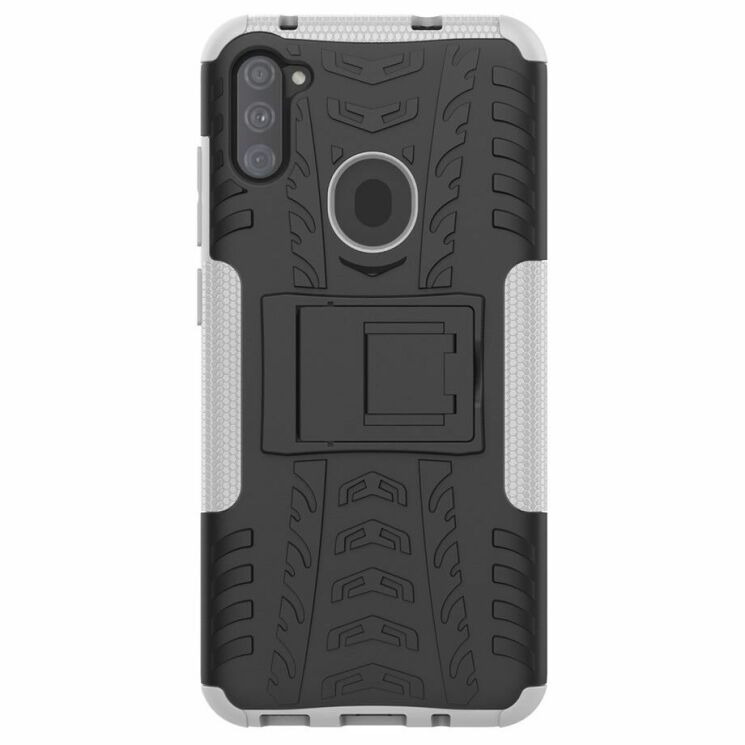 Противоударный чехол UniCase Hybrid X для Samsung Galaxy A11 (A115) - White: фото 4 из 9