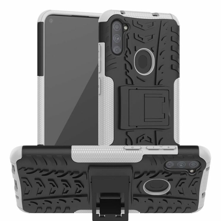 Противоударный чехол UniCase Hybrid X для Samsung Galaxy A11 (A115) - White: фото 1 из 9