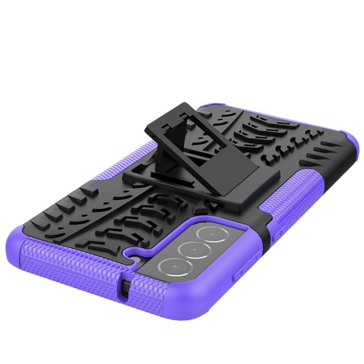Защитный чехол UniCase Hybrid X для Samsung Galaxy S21 FE (G990) - Purple: фото 5 из 16