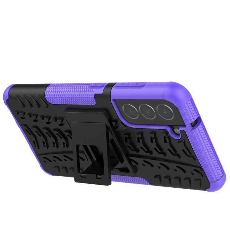 Защитный чехол UniCase Hybrid X для Samsung Galaxy S21 FE (G990) - Purple: фото 6 из 16