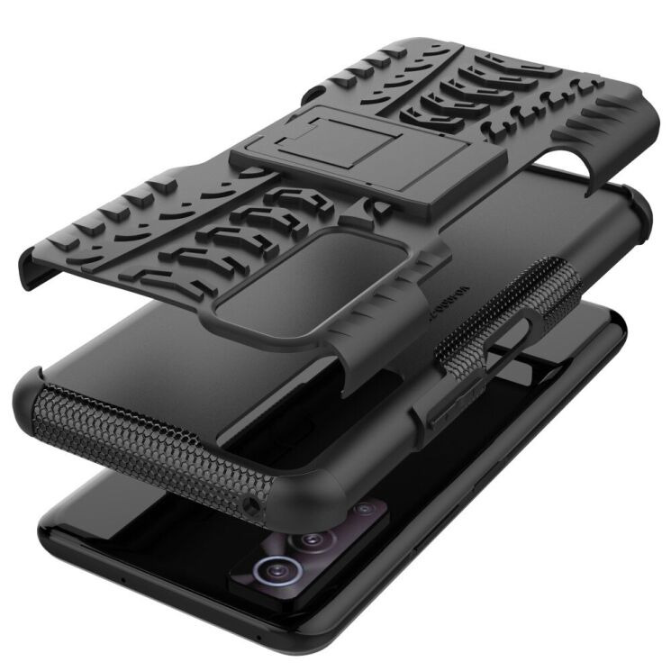 Противоударный чехол UniCase Hybrid X для VIVO Y72 - Black: фото 5 из 11