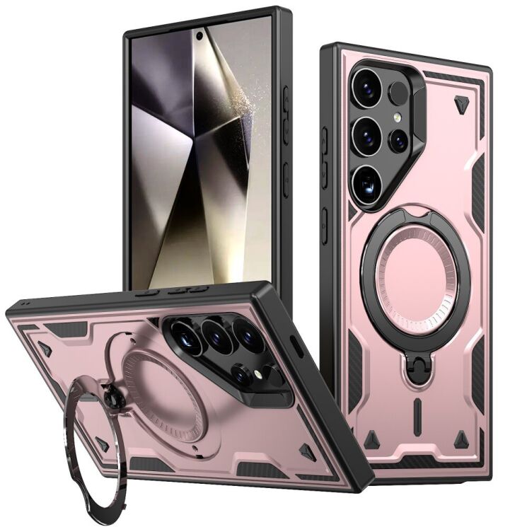 Защитный чехол UniCase Lander Armor для Samsung Galaxy S24 Ultra (S928) - Rose Gold: фото 1 из 6