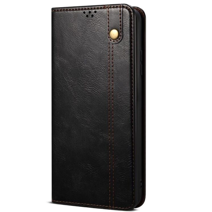 Защитный чехол UniCase Leather Wallet для Apple iPhone 15 Pro - Black: фото 4 из 9