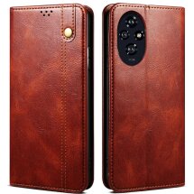 Защитный чехол UniCase Leather Wallet для Honor 200 - Brown: фото 1 из 6