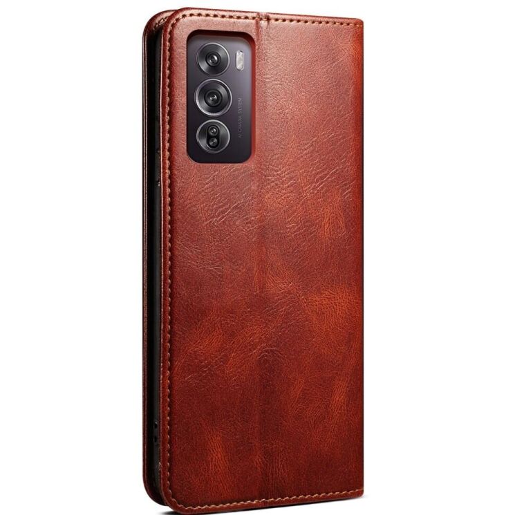 Захисний чохол UniCase Leather Wallet для OPPO Reno 12 - Brown: фото 6 з 6