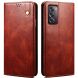 Захисний чохол UniCase Leather Wallet для OPPO Reno 12 - Brown (356816Z). Фото 1 з 6
