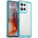 Защитный чехол UniCase Rugged Shield для Motorola Moto G75 - Transparent Blue (367843TL). Фото 1 из 12