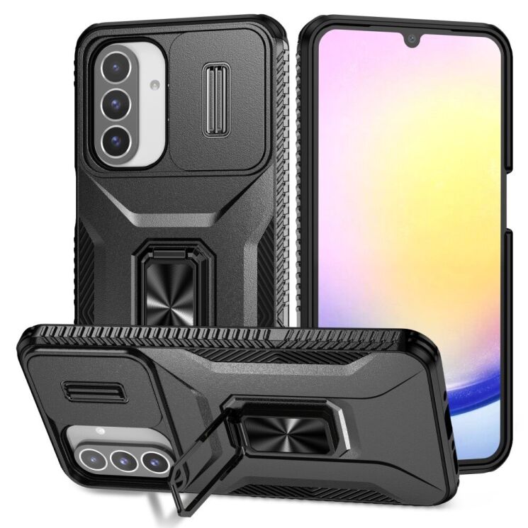 Защитный чехол UniCase Shuttle Guard Pro для Samsung Galaxy A26 (A266) - Black: фото 1 из 8