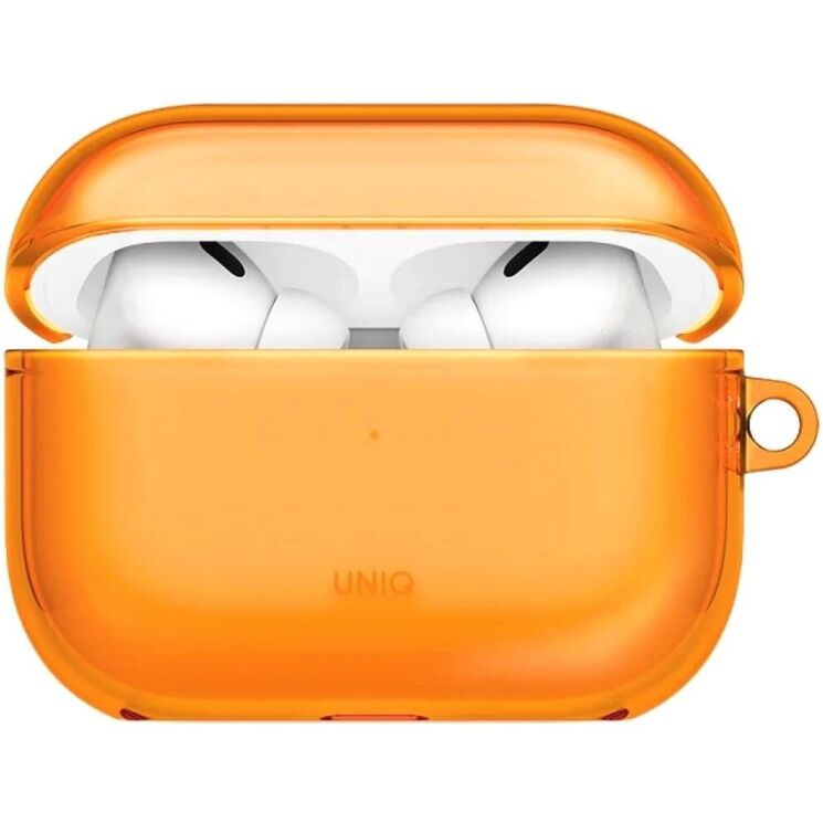 Защитный чехол UNIQ Glase для AirPods Pro 3 - Orange: фото 3 из 5