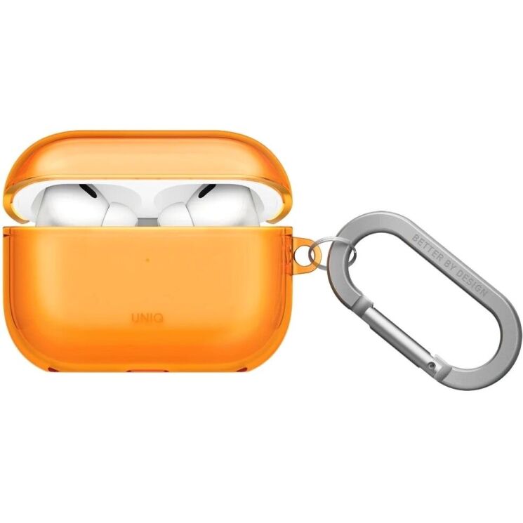 Защитный чехол UNIQ Glase для AirPods Pro 3 - Orange: фото 1 из 5