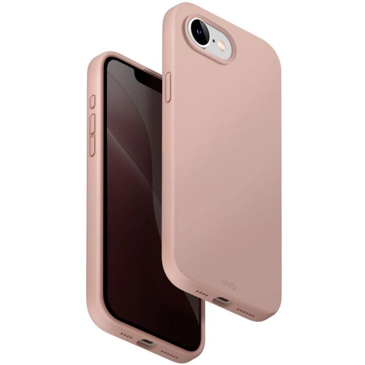 Защитный чехол UNIQ Lino для Apple iPhone 16e - Pink: фото 1 из 6