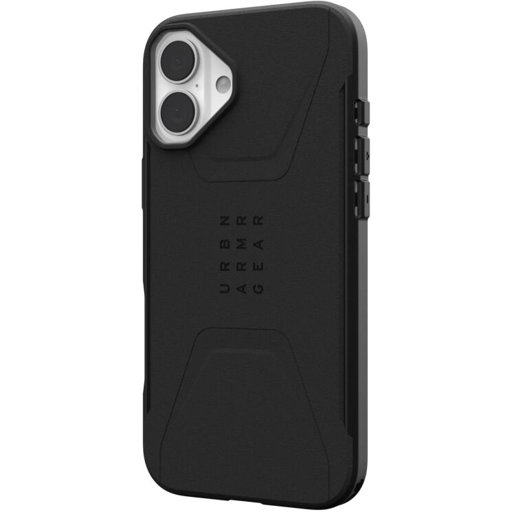 Захисний чохол URBAN ARMOR GEAR (UAG) Civilian MagSafe для Apple iPhone 16 Plus - Black: фото 2 з 7
