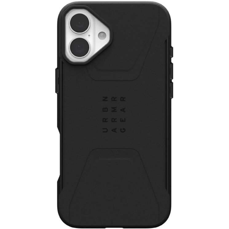 Захисний чохол URBAN ARMOR GEAR (UAG) Civilian MagSafe для Apple iPhone 16 Plus - Black: фото 1 з 7