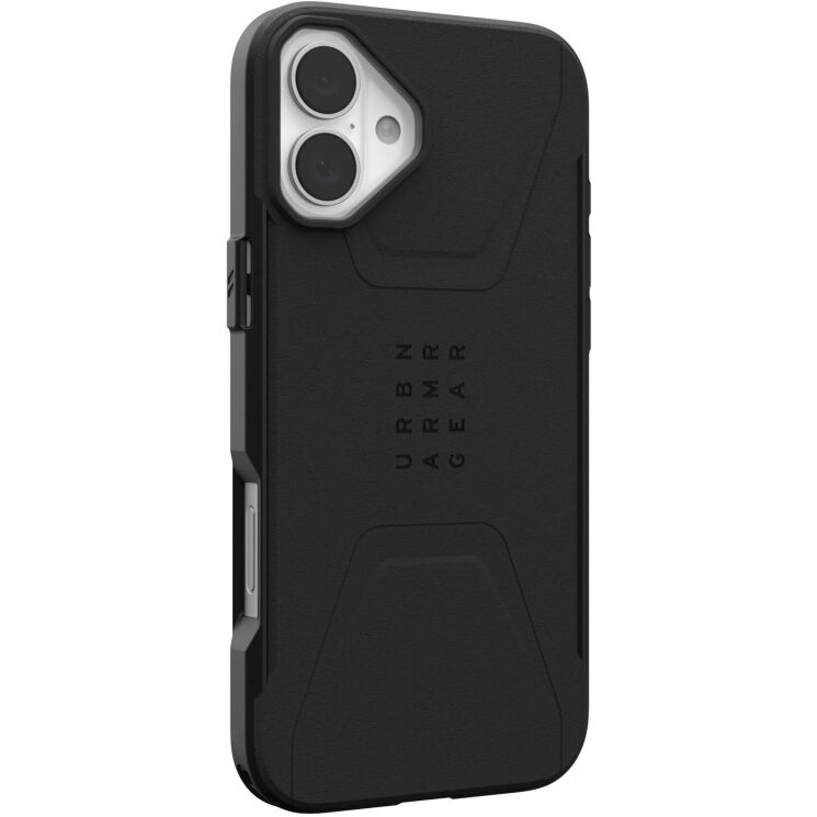 Захисний чохол URBAN ARMOR GEAR (UAG) Civilian MagSafe для Apple iPhone 16 Plus - Black: фото 3 з 7