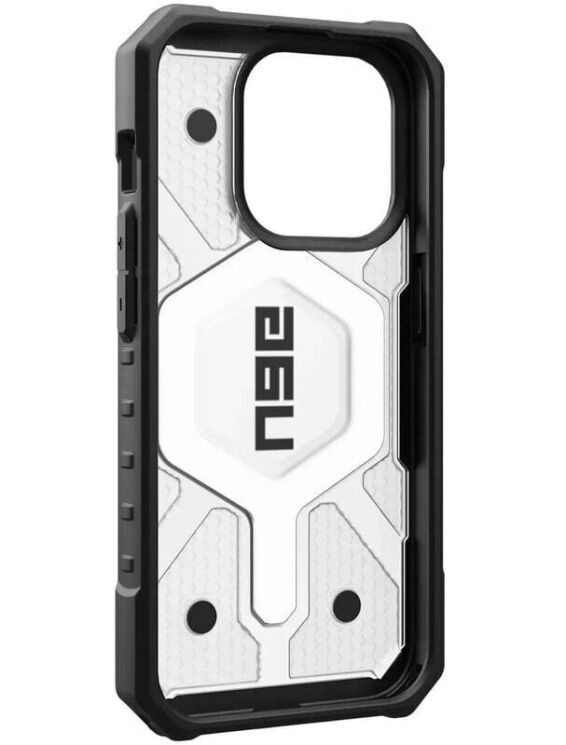 Захисний чохол URBAN ARMOR GEAR (UAG) Pathfinder MagSafe для iPhone 15 Pro Max (114301114344) - Ice Black: фото 3 з 5