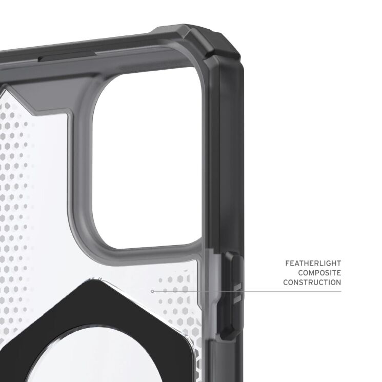 Захисний чохол URBAN ARMOR GEAR (UAG) Plasma XTE Pro для Apple iPhone 16 Pro - Ash / Titanium: фото 12 з 13