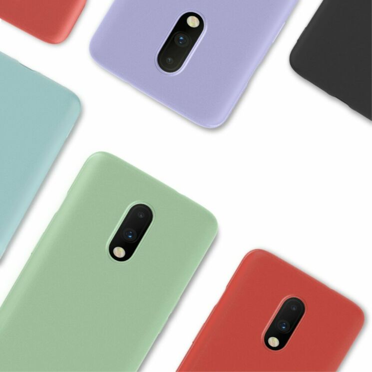 Захисний чохол X-LEVEL Delicate Silicone для OnePlus 7 - Red: фото 9 з 11