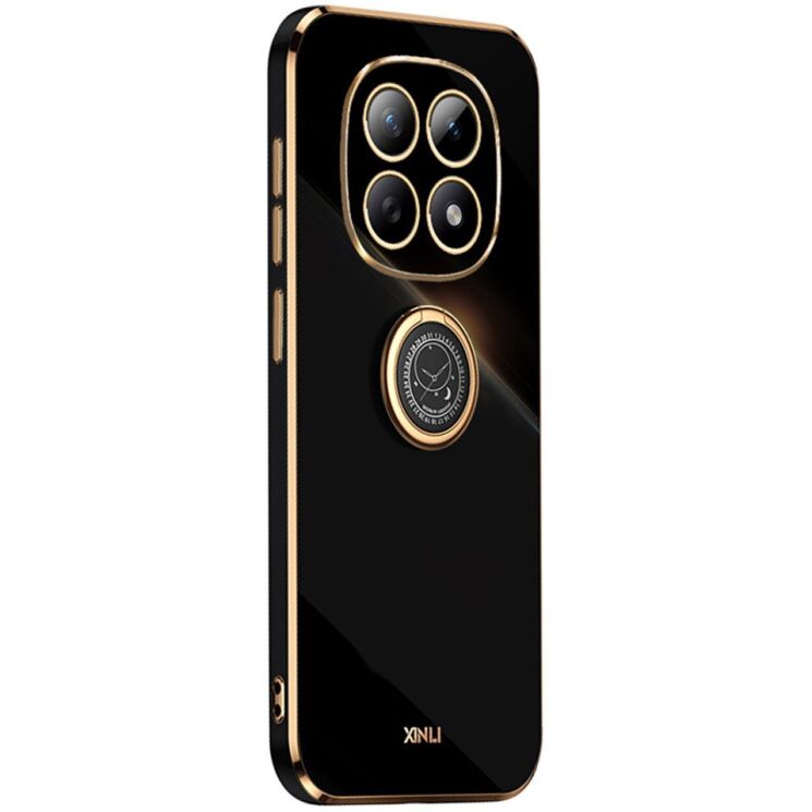 Защитный чехол XINLI Porcelain Ring для Xiaomi Redmi Note 15 - Black: фото 1 из 7