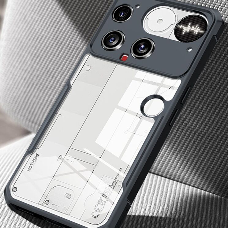 Защитный чехол XUNDD Rugged Case для Nothing Phone (3) - Black: фото 8 из 8