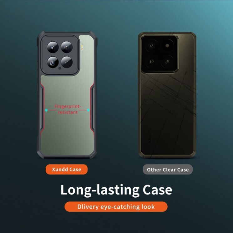 Защитный чехол XUNDD Rugged Case для Xiaomi 15 - Black: фото 3 из 11