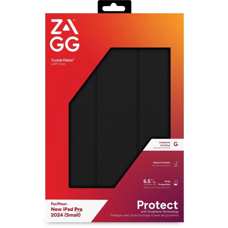 Защитный чехол Zagg Gear4 Crystal Palace (FT) для Apple iPad Pro 11 (2024) 702314543 - Black: фото 8 из 10