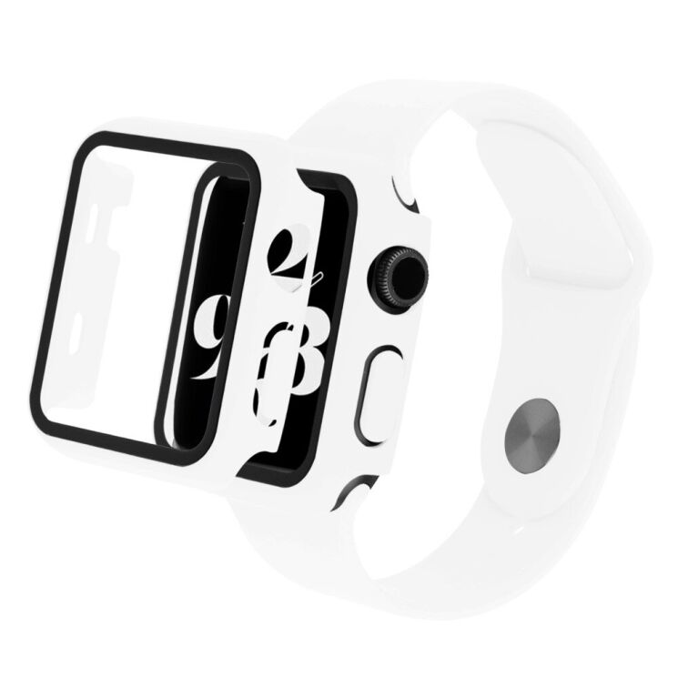 Захисний комплект Deexe Protective Kit для Apple Watch 41 mm (7 / 8 / 9 Series) - White: фото 1 з 8