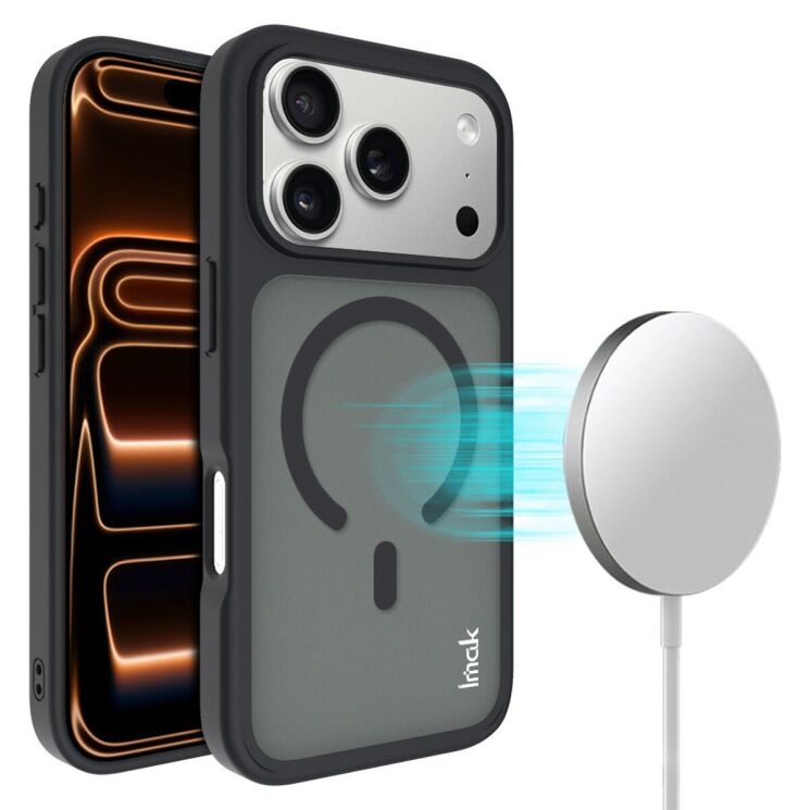 Защитный (PC+TPU) чехол IMAK UX-9C Series для iPhone 17 Pro Max - Black: фото 2 из 9