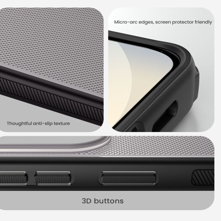 Захисний (PC+TPU) чохол NILLKIN Frosted Shield Pro для Samsung Galaxy S26 Plus - Black: фото 14 з 15